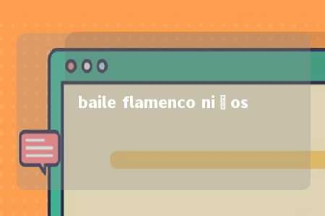 baile flamenco niños 