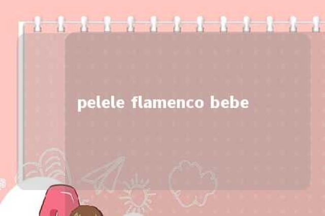 pelele flamenco bebe 