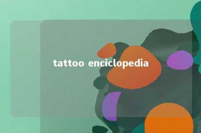 tattoo enciclopedia 