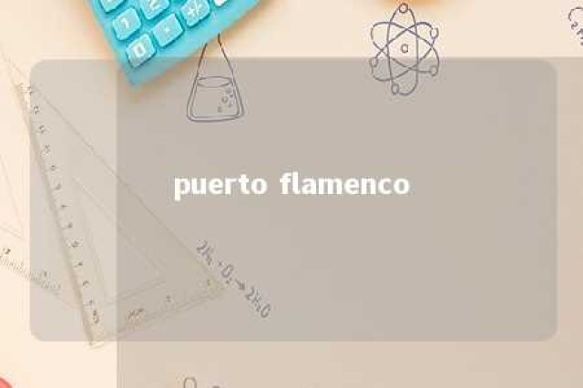 puerto flamenco 