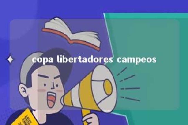 copa libertadores campeos 