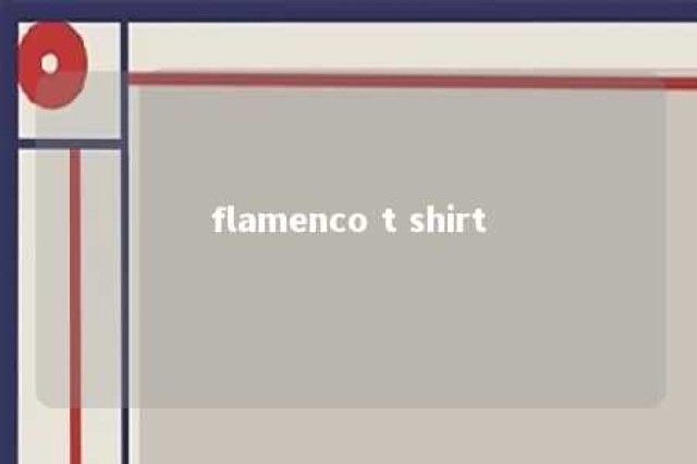 flamenco t shirt 