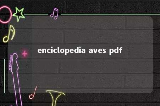 enciclopedia aves pdf 