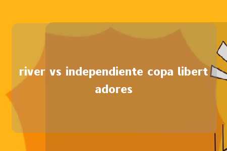 river vs independiente copa libertadores